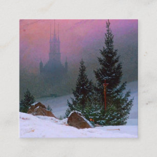 Carte D'accompagnement Paysage d'hiver Caspar David Friedrich