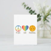 Carte D'accompagnement Peace Love Pickleball (Debout devant)