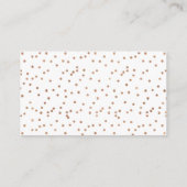 Carte D'accompagnement Peach Floral écran douche nuptiale (Dos)