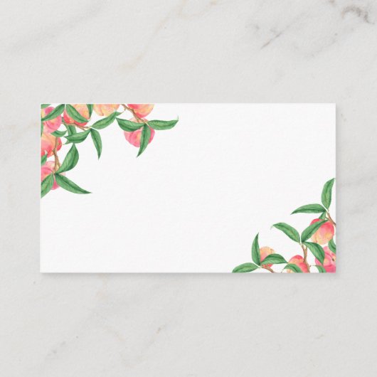 Carte D'accompagnement Peachs - Display douche (Dos)