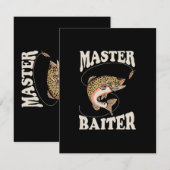Carte D'accompagnement Pêcheur d'appât Maître (Devant / Derrière)