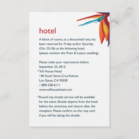 Carte D'accompagnement Peggy Hotel 3.5x5 Linen (Devant)