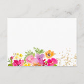 Carte D'accompagnement Peint à la main Floral conseils de graduation souh (Dos)