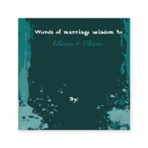 Peinture verte - Mots de la sagesse du mariage -