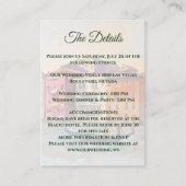 Carte D'accompagnement Peintures de Venise, Italie Mariage (Devant)