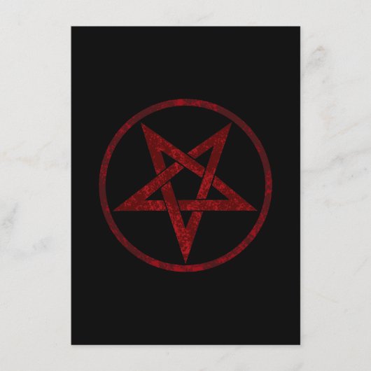 Carte D'accompagnement Pentagram Red Devil (Devant)