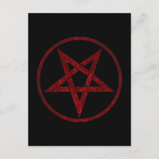 Carte D'accompagnement Pentagramme du Diable Rouge
