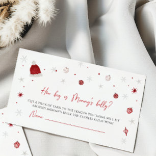 Carte D'accompagnement Père Noël Baby Baby shower Quelle est la taille du