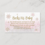 Carte D'accompagnement Père Noël Baby Christmas Baby shower<br><div class="desc">Calligraphie adorable avec des flocons de neige,  carte d'enceinte de baby shower à thème hivernal. Facile à personnaliser avec vos détails. Vérifiez la collection pour rechercher les éléments correspondants comme cartes de boîtier.</div>