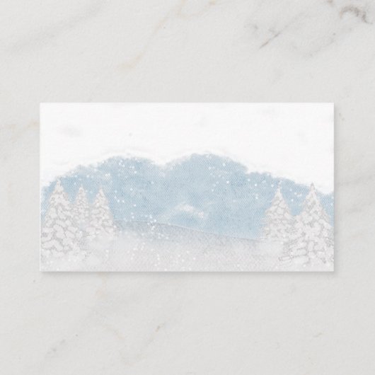 Carte D'accompagnement Père Noël Baby Christmas Baby shower Affichage dou (Dos)