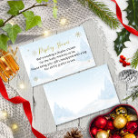 Carte D'accompagnement Père Noël Baby Christmas Baby shower Affichage dou<br><div class="desc">Père Noël Baby Baby shower de Noël Display</div>