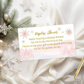 Carte D'accompagnement Père Noël Baby Christmas Baby shower Affichage dou