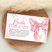 Carte D'accompagnement Père Noël Baby Christmas Baby shower Livres pour b