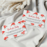 Carte D'accompagnement Père Noël Baby Christmas Livres pour bébé<br><div class="desc">Ajoutez une touche spéciale à votre baby shower avec nos livres de Noël Père Noël pour bébé pour carte de boîtier pour bébé. Cette carte de charme présente un design fantastique Père Noël Baby, parfait pour encourager les clients à apporter un livre chéri pour la première bibliothèque du bébé. Le...</div>