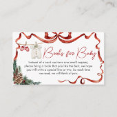 Carte D'accompagnement Père Noël Vêtements de bébé Noël Livres de bébé po (Devant)