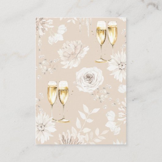 Carte d'accompagnement Perles (Dos)