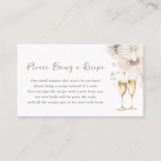 Carte D'accompagnement Perles et poursuites (Devant)