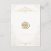 Carte D'accompagnement Personalized Editable Wedding Enclosure Cards (Dos)