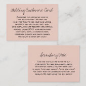 Carte D'accompagnement Personnalisé, Décontracté do-it-yourself Versatile (Devant / Derrière)