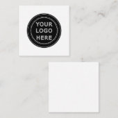 Carte D'accompagnement Personnalisé minimaliste, simple et moderne (Devant / Derrière)