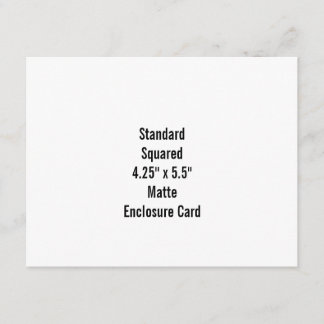 Carte D'accompagnement Personnalisez votre propre design avec 4,25" x 5,5