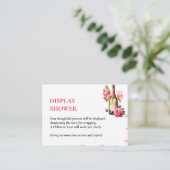 Carte D'accompagnement Pétales Et Fête des mariées De Procuco Écran Douch (Debout devant)