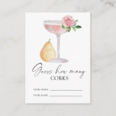 Carte D'accompagnement Pétales et Procuco - devinez combien de bouchons (Devant)