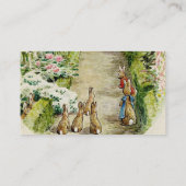 Carte D'accompagnement Peter le lapin Baby shower de la couche Raffle (Dos)