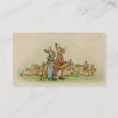 Carte D'accompagnement Peter le Rabbit Baby shower douche (Dos)