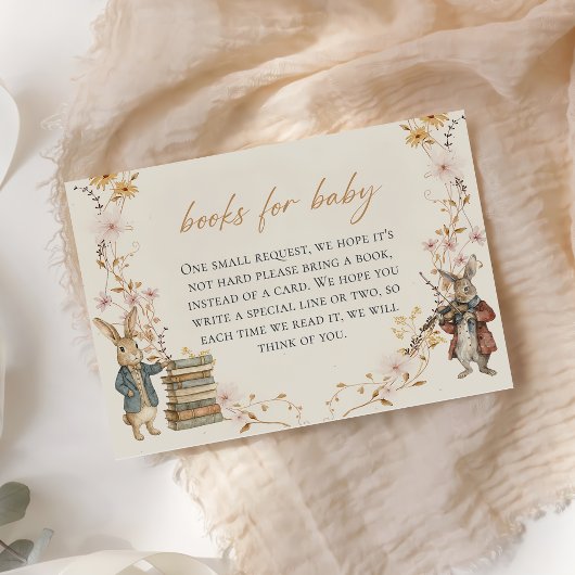 Carte D'accompagnement Peter Rabbit Baby Shower Books for Baby