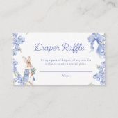 Carte D'accompagnement Peter Rabbit Baby shower Déchets Raffle Billets (Devant)