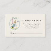 Carte D'accompagnement Peter Rabbit Bébé garçon douche Chevalier Raffle (Devant)