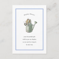 Peter Rabbit Bleu Vintage affichage douche