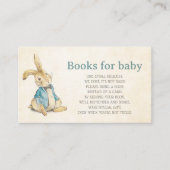 Carte D'accompagnement Peter Rabbit Livre pour Baby Request Insertion (Devant)