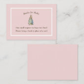 Carte D'accompagnement Peter Rabbit Pink Vintage Baby Book (Devant / Derrière)