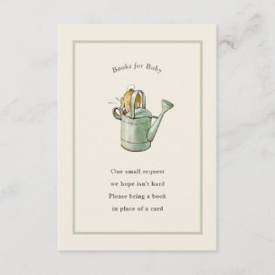 Carte D'accompagnement Peter Rabbit Sage Green Vintage Baby Book