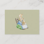 Carte D'accompagnement Peter Rabbit Watercolor Diaper Raffle Blue Wreath (Dos)