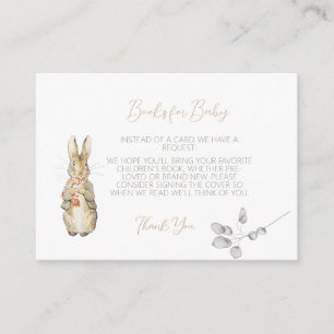 Carte D'accompagnement Peter the Rabbit Automne Automne Baby Book Demande