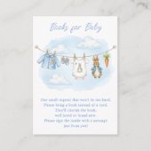 Carte D'accompagnement Peter the Rabbit Clothesline Douche Demande de liv (Devant)