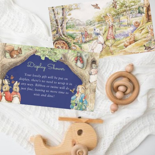 Carte D'accompagnement Peter the Rabbit Forest Friends Afficher la douche