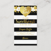 Carte D'accompagnement Petit amour Baby shower de la Saint Valentin (Devant)
