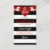 Carte D'accompagnement Petit amour Baby shower de la Saint Valentin (Devant)