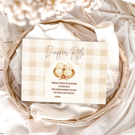 Carte D'accompagnement Petit Baby shower à jeter Déchets