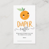 Carte D'accompagnement Petit Baby shower Citrus Cutie Barreau (Devant)