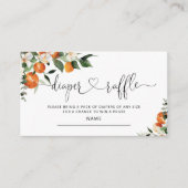 Carte D'accompagnement Petit baby shower coutie billet de tirage (Devant)