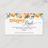 Carte D'accompagnement Petit baby shower coutie billet de tirage (Devant)