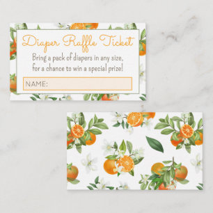 Carte D'accompagnement Petit Baby shower Cutie Déchets Raffle