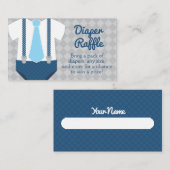 Carte D'accompagnement Petit Baby shower de carafe de couches pour petits (Devant / Derrière)