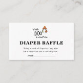 Carte D'accompagnement Petit Baby shower de carafe de la couche Halloween (Devant)