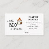 Carte D'accompagnement Petit Baby shower de carafe de la couche Halloween (Devant)